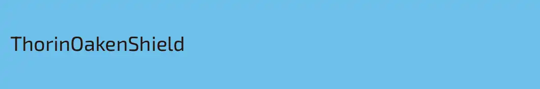 ThorinOakenShield 